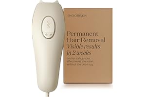 SmoothSkin Pure Adapt Champagne IPL Hair Removal Device, at-Home Laser Hair Removal for Women & Men, Visible Results in 2 Weeks, Safe for Face & Body, Long-Lasting Hair Reduction, Full Body Use