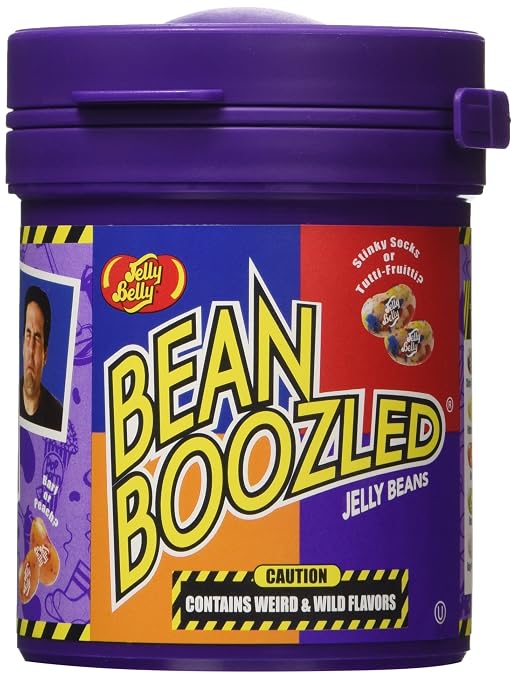 Bean boozled 3.5oz dispenser game