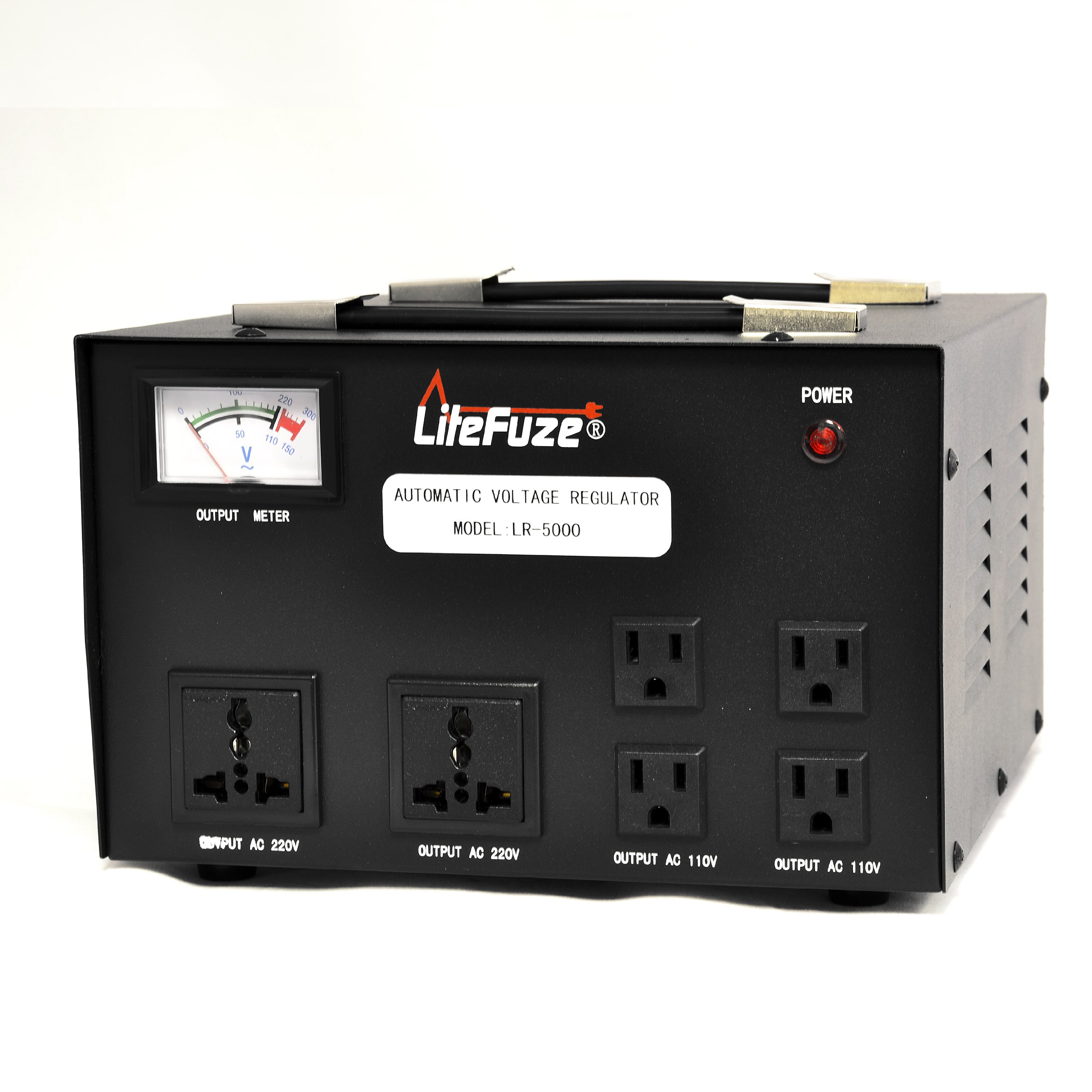 LiteFuze 5000 Watt Voltage Converter Transformer Heavy Duty Regulator