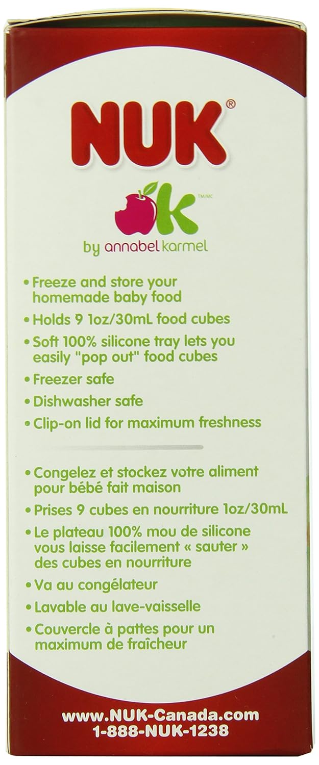 nuk silicone freezer tray