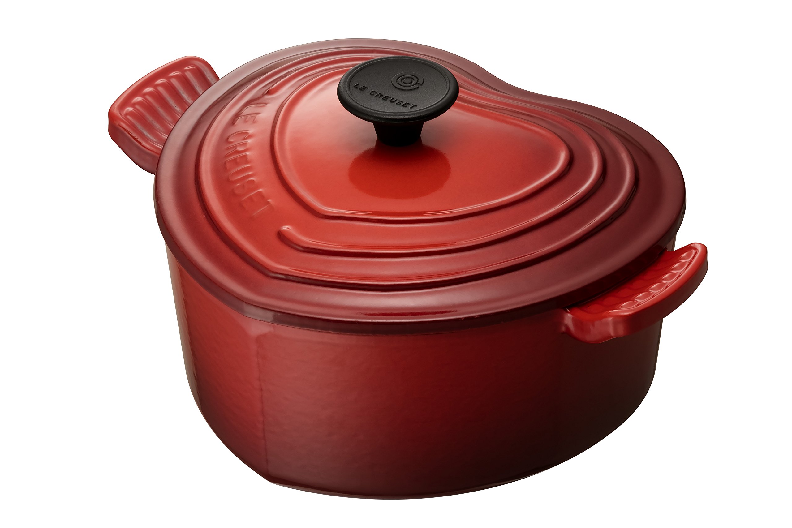 Le Creuset Enameled CastIron 2Quart Heart Casserole, Red, 20 cm eBay
