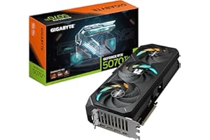 GIGABYTE GeForce RTX 5070 Ti Gaming OC 16G Graphics Card, 16GB 256-bit GDDR7, PCIe 5.0, WINDFORCE Cooling System, GV-N507TGAM