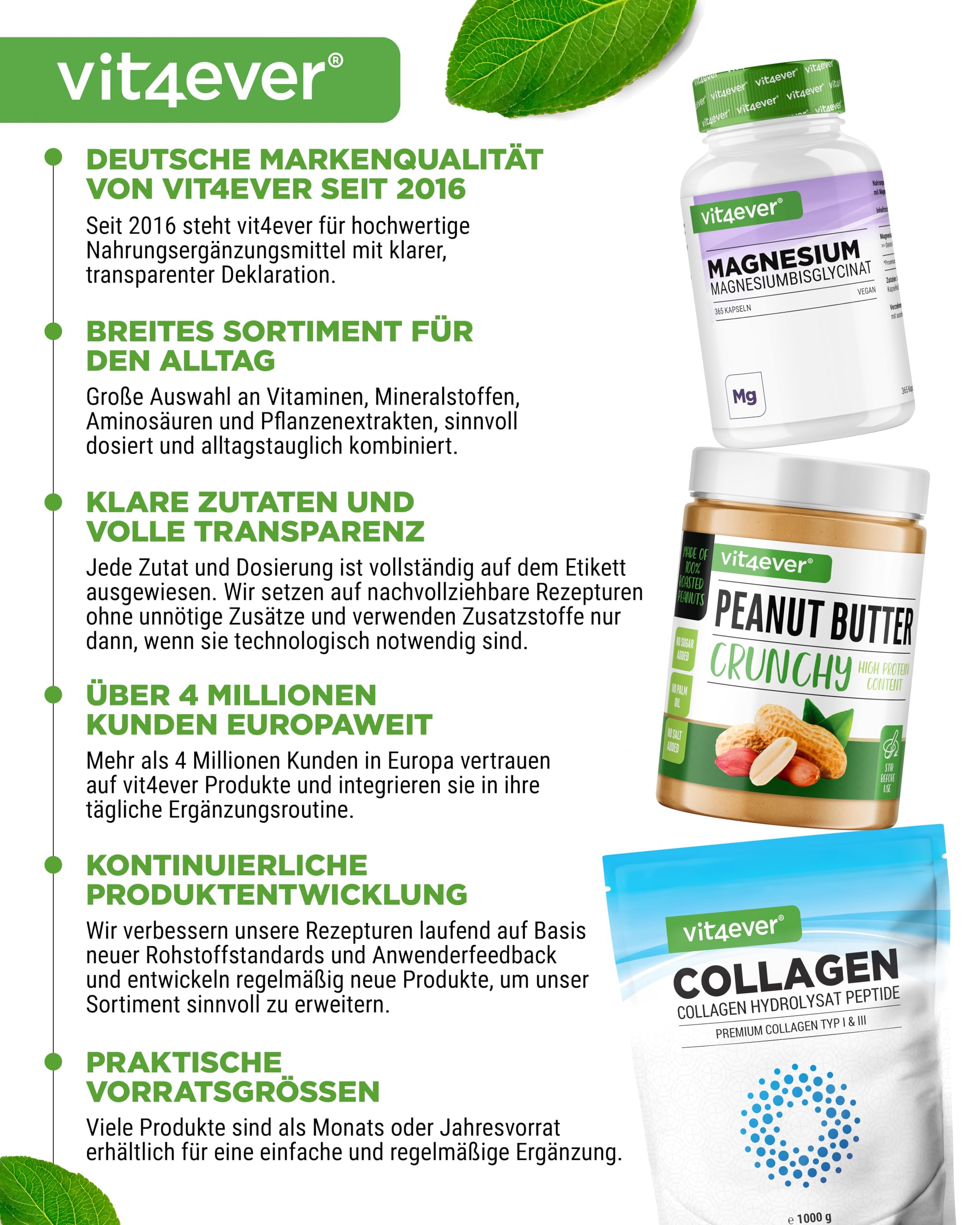 vit4ever Glucosamin Chondroitin MSM - 300 Tabletten - 4-in-1 Formel 9