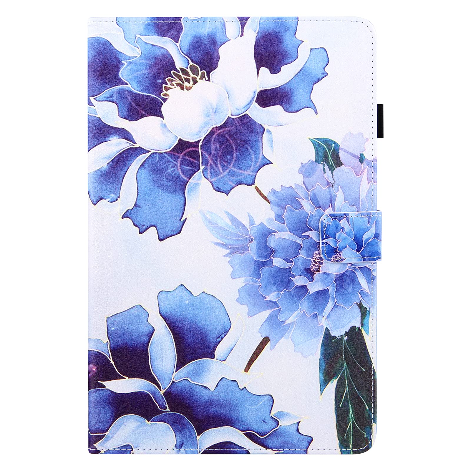 MadBee Slim Case for Lenovo Tab M10 Plus/Lenovo Tab M10 FHD Plus/TB-X606X/TB-X606F, PU Leather Wallet Case Colorful Pattern Design Flip Wallet Case Cover [No Auto Sleep/Wake] (#B)