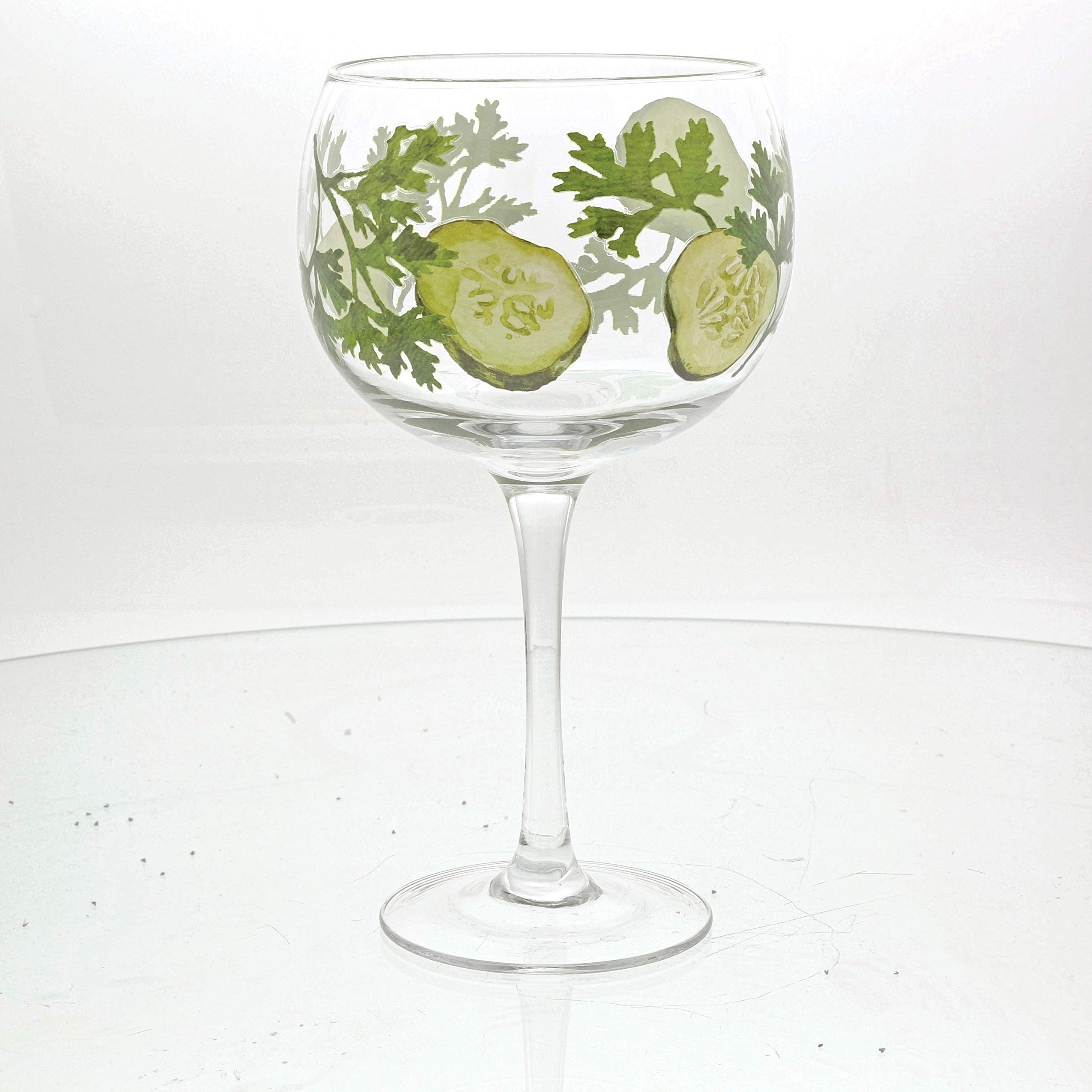 Ginology Cucumber Copa Glass