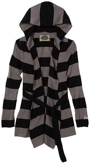 guess striped hoodie