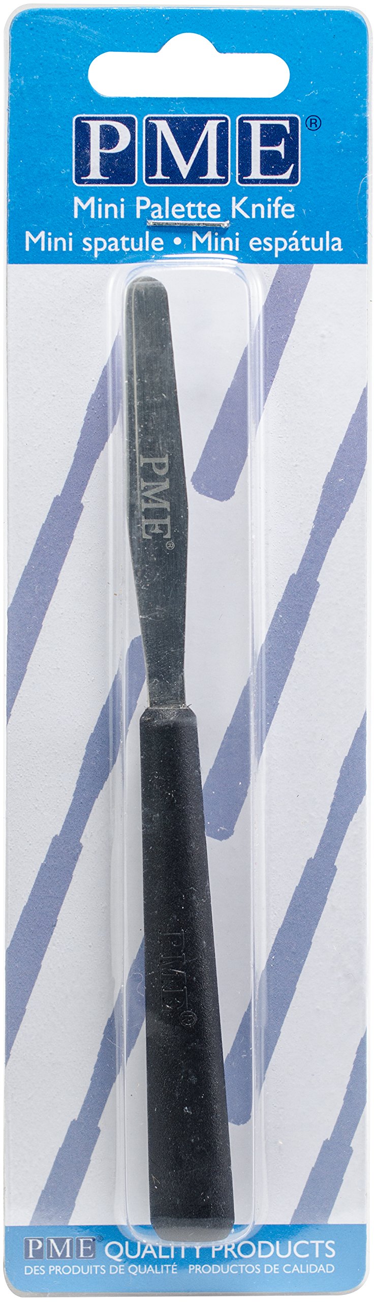 PME PK1010 Mini Palette Knife - 6 Inch (Blade Length: 70mm / 2.8 Inch), Silver