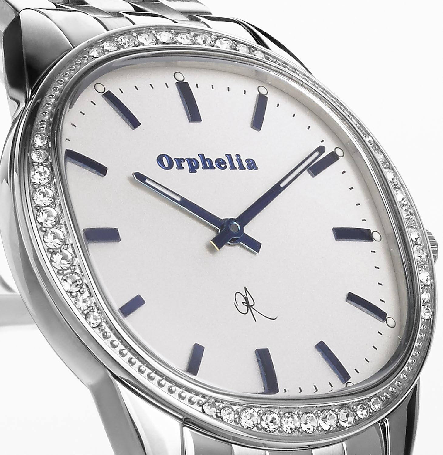 Orphelia Women's Quartz Watch with White Dial Analogue Display and Silver Stainless Steel OR53270088, White/Silver - Image 3