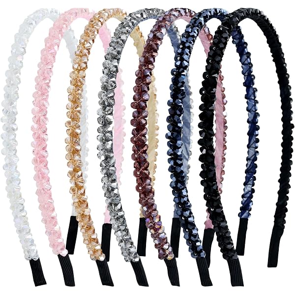 10 Sparkle Headbands Amazon.com: Fishdown Glitter Headband for Girls Women  main image 4