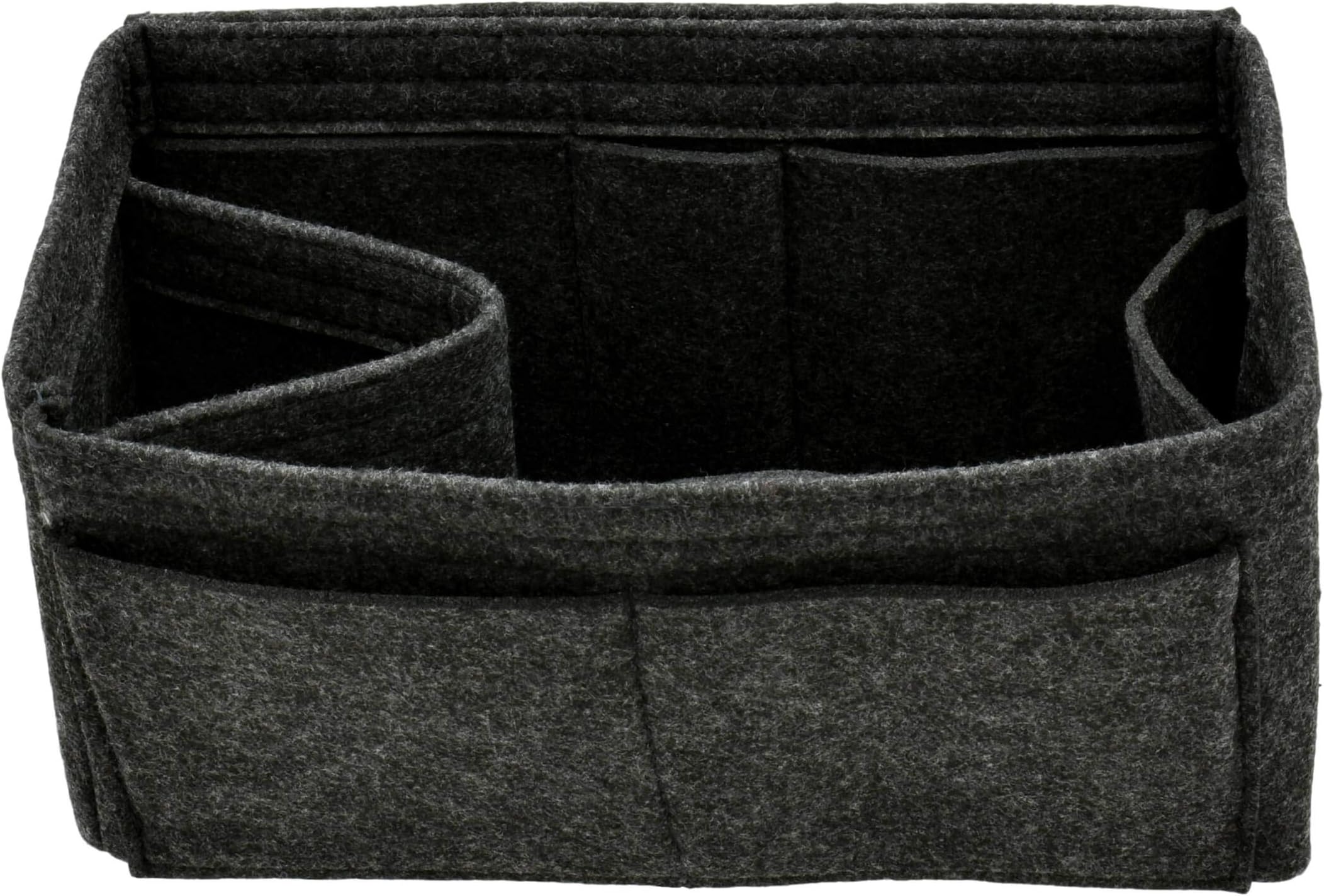 Felt Purse Handbag Tote Organizer Insert - Multi Pocket Storage Liner & Shaper
