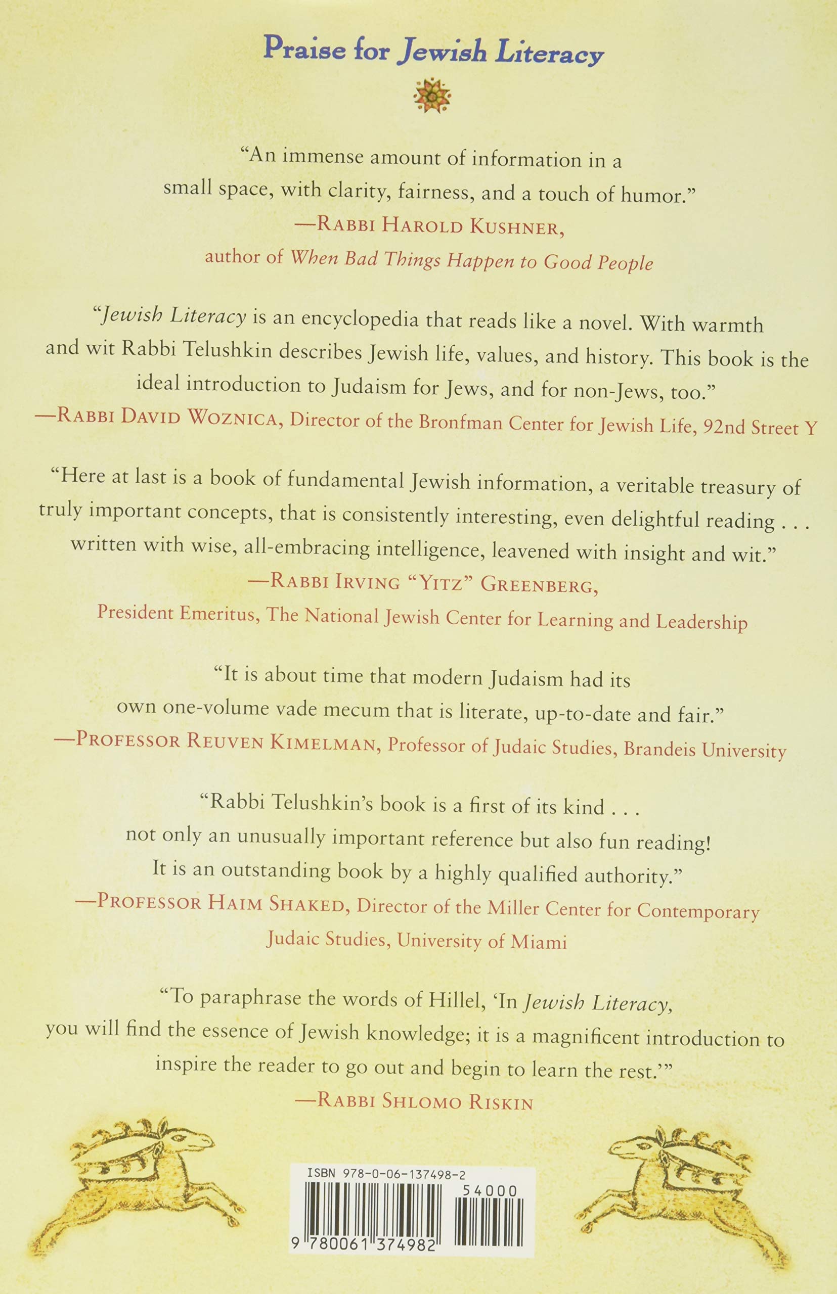 Jewish Literacy Revised Ed: The Most Important Things to Know About the Jewish Religion, Its People, and Its History