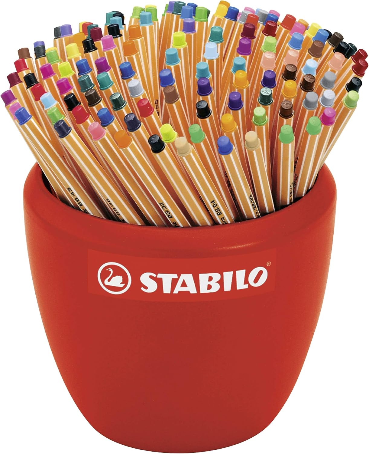 Ручка капиллярная 0.4 Stabilo point дисплей 150шт 25цв ассорти 88/n (4006381134187)