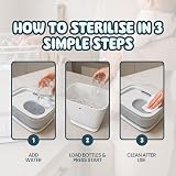 BooBoo Baby Steam Steriliser Dryer for Bottles Dummies Toys 13 Bottles view 6