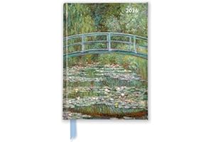 Claude Monet: Bridge over a Pond of Water Lilies 2026 Luxury Pocket Diary Planner - Week to View