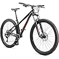 Mongoose Switchback Mountain Bike for Men and Women, 8 to 10-Speed Drivetrain with Trigger Shifters, 27.5 to 29-Inch Wheels, 15.5 to 17.5-Inch Frame