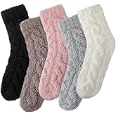 Clothirily Fuzzy Socks for Women, Super Soft Cozy Slipper Socks for Women, Women's Winter Warm Sleeping Sock