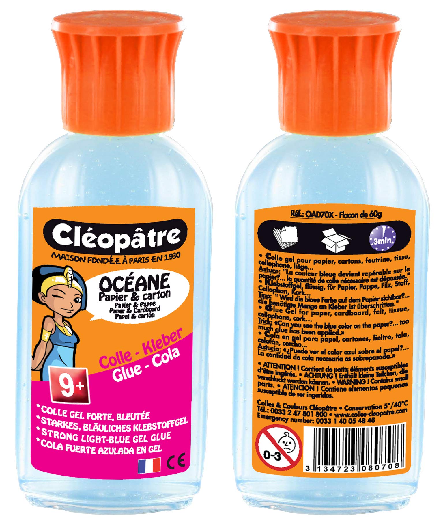 Cléopâtre Ocean Super Glue Bottle with Nozzle Bottle 60 g