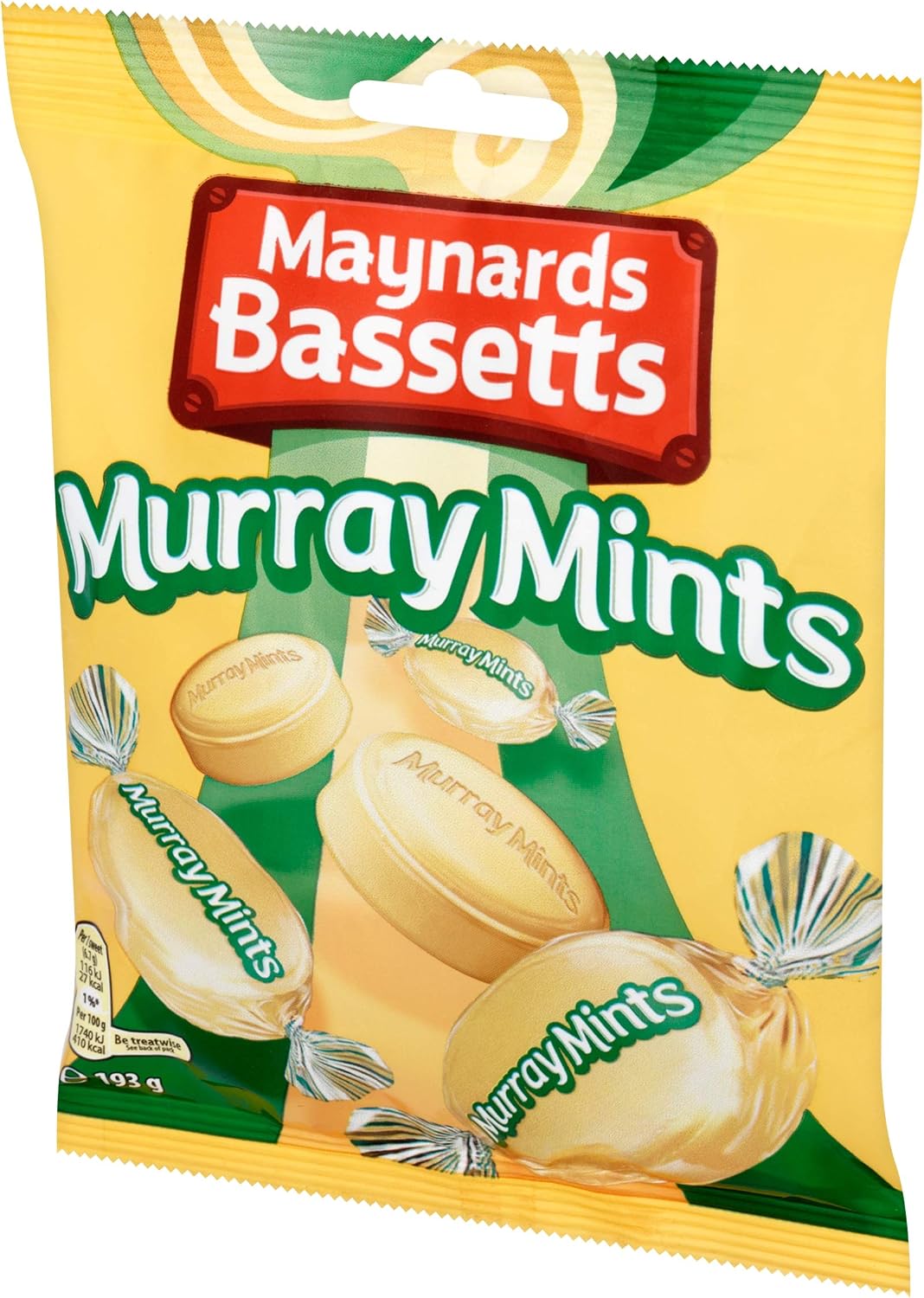 Maynards Bassetts Murray Mints Sweets Bag, Creamy Mint Flavour, Bulk Classic Sweets, 193 g Sharing Pack (Pack of 12) - Image 4