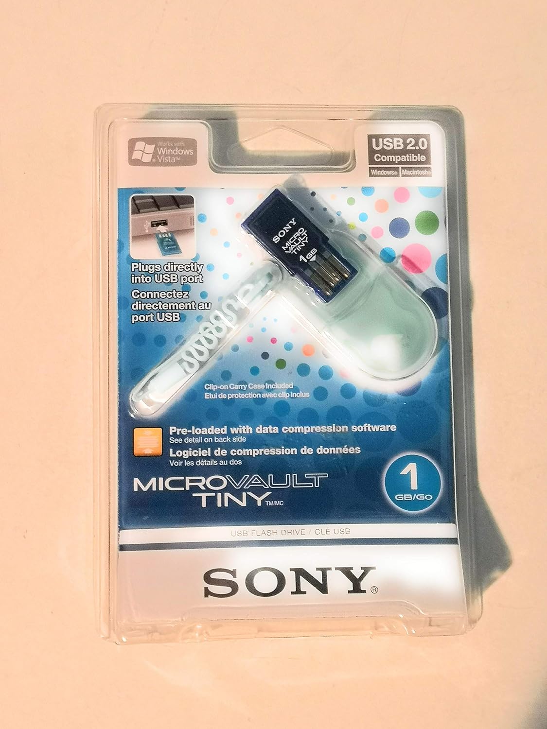 Amazon Com Sony Micro Vault Tiny 1 Gb Usb Flash Drive Usm1gh T2 Electronics