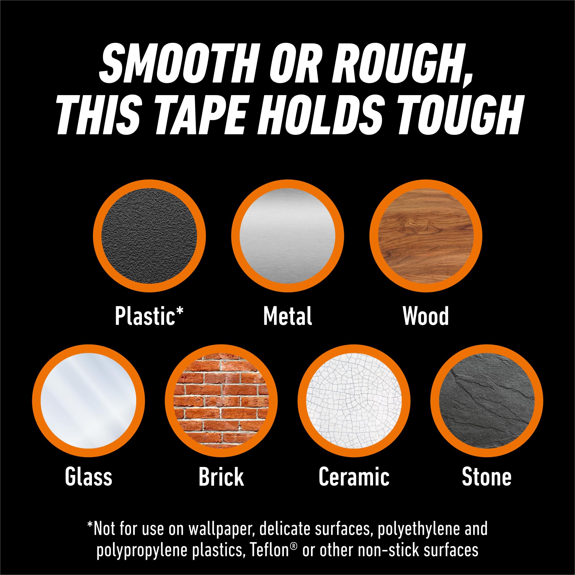 Gorilla Tough & Clear Double Sided Mounting Tape, Clear Tape, 1