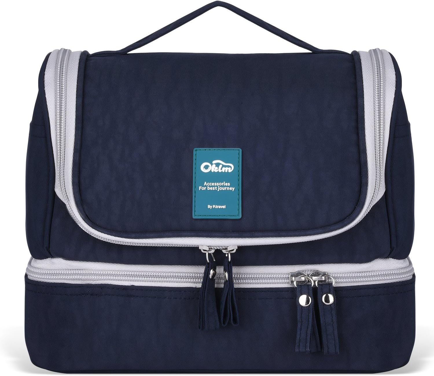 Designer Hanging Toiletry Bag| Travel Cosmetics Bag by HANKCLES| Waterproof Nylon Organizer for Travel Accessories | Toiletry Kit for Men and Women