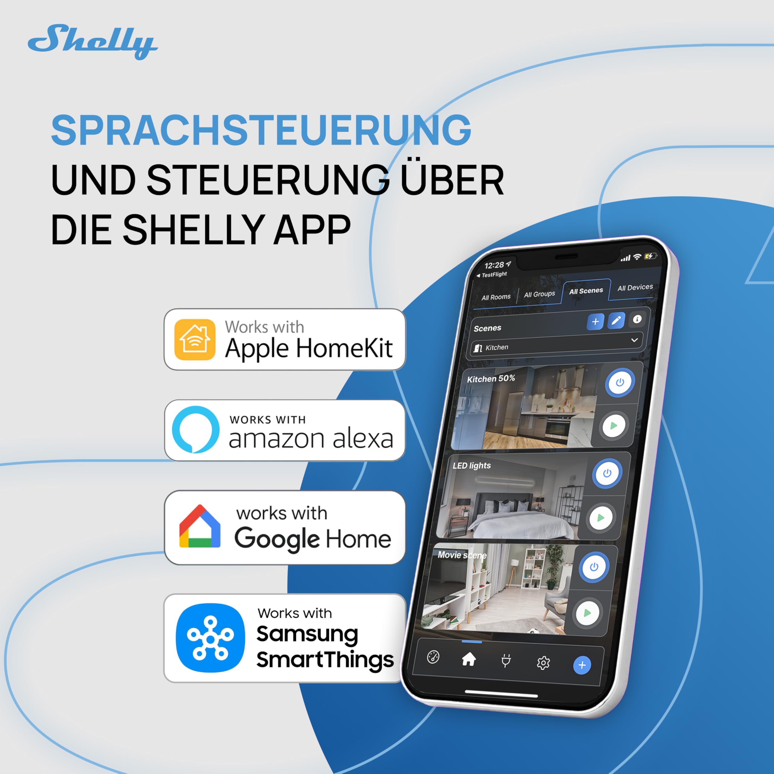 Shelly 1 Gen4 - WLAN Smart Relais Schalter, Potentialfreier Kontakt, 1 Kanal, 16A, Lichtschalter, Garagentoröffner, Smart Home, Zeitschaltuhr, Alexa & Google, Matter, Zigbee, Kein Hub Erforderlich 8