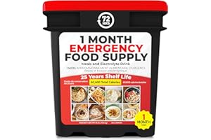 72HRS Emergency Food Supply Kit – 2000 Calories Per Day – Survival Meal Pack for Camping, Disaster Preparedness, Hiking, Outd