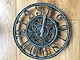 Outside Wall Clock Newby Mechanical Verdigris 12" Rustic - View #6