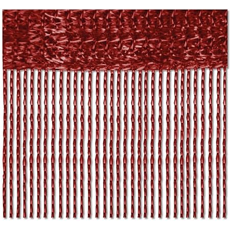 Bestlivings Fadenvorhang 90x240 Fadengardine Insektenschutz Raumteiler Auswahl: Rot - Bordeaux