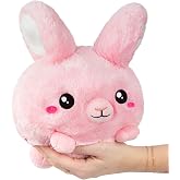 Squishable - Mini Pink Fluffy Bunny - Pets Collection - 12.5 in - Soft Toy Collectible Stuffed Animal