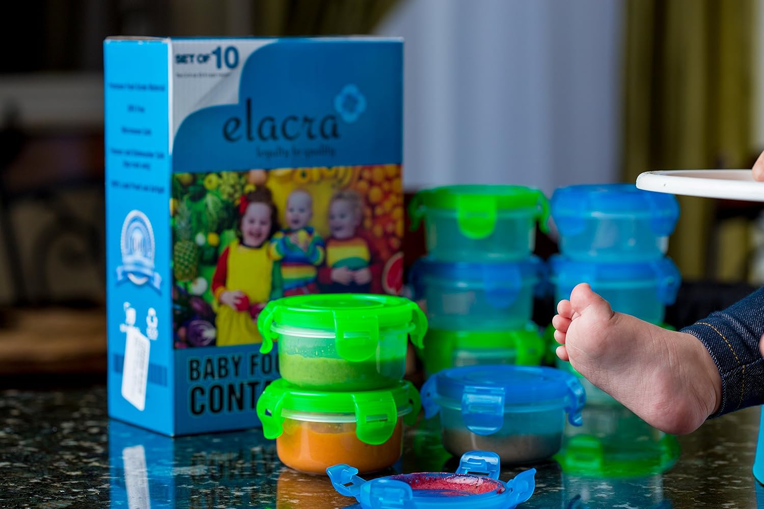 Lot De 10 Elacra Petit Pot Conservation Bebe 100 Ml Le Repas De Bebe Bebe Puericulture Dwteam In