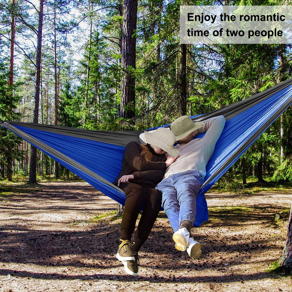 RGOSIM STARCS Comfortable Hammock Outdoor Double Adult Indoor Sleeping Leisure Camping Portable Swing Single Parachute Chair Lazy Nylon Fabric