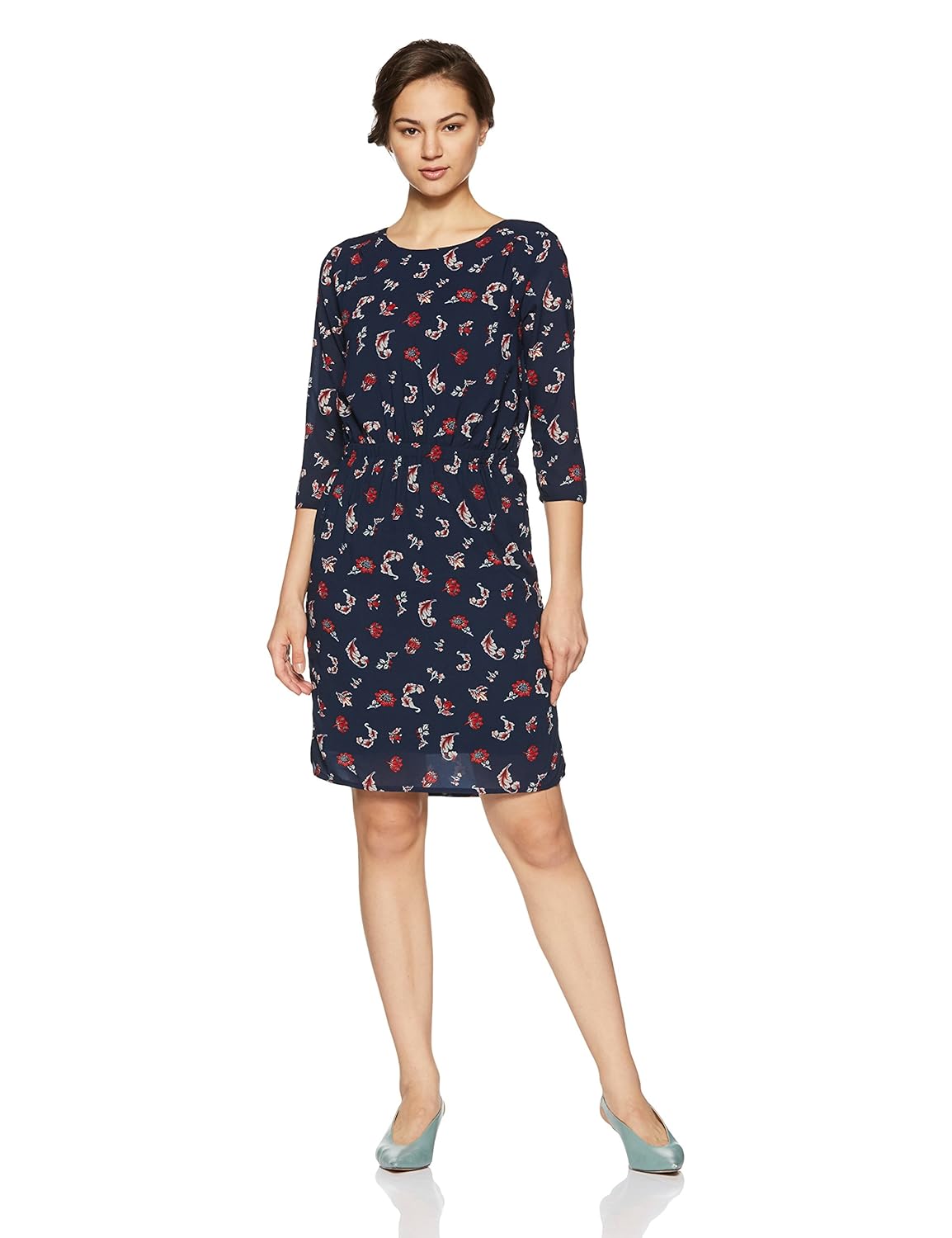 arrow woman pleated dress