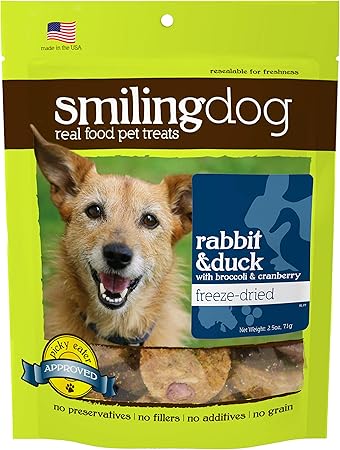 smiling dog treats