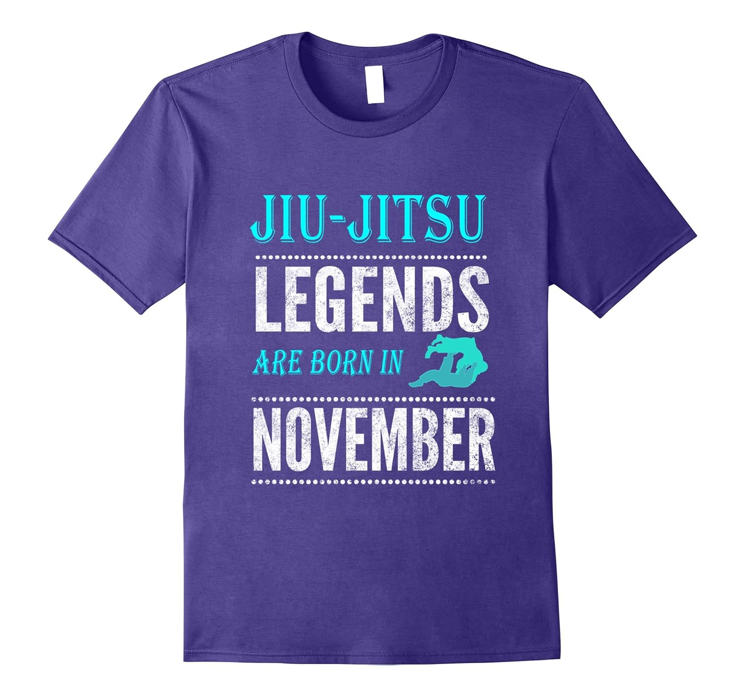 Classic Jiu Jitsu Gift T-Shirt, Legends are Born in November-Rose