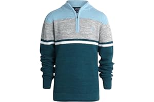 Chaps Boys Pullover Sweater - Classic Fit Mid-Weight Quarter Zip Pullover- Mock Neck Sweater for Boys (S-XL)