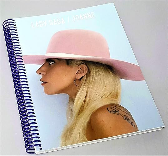 Amazoncom Lady Gaga Lady Gaga Book Lady Gaga Notebook Joanne