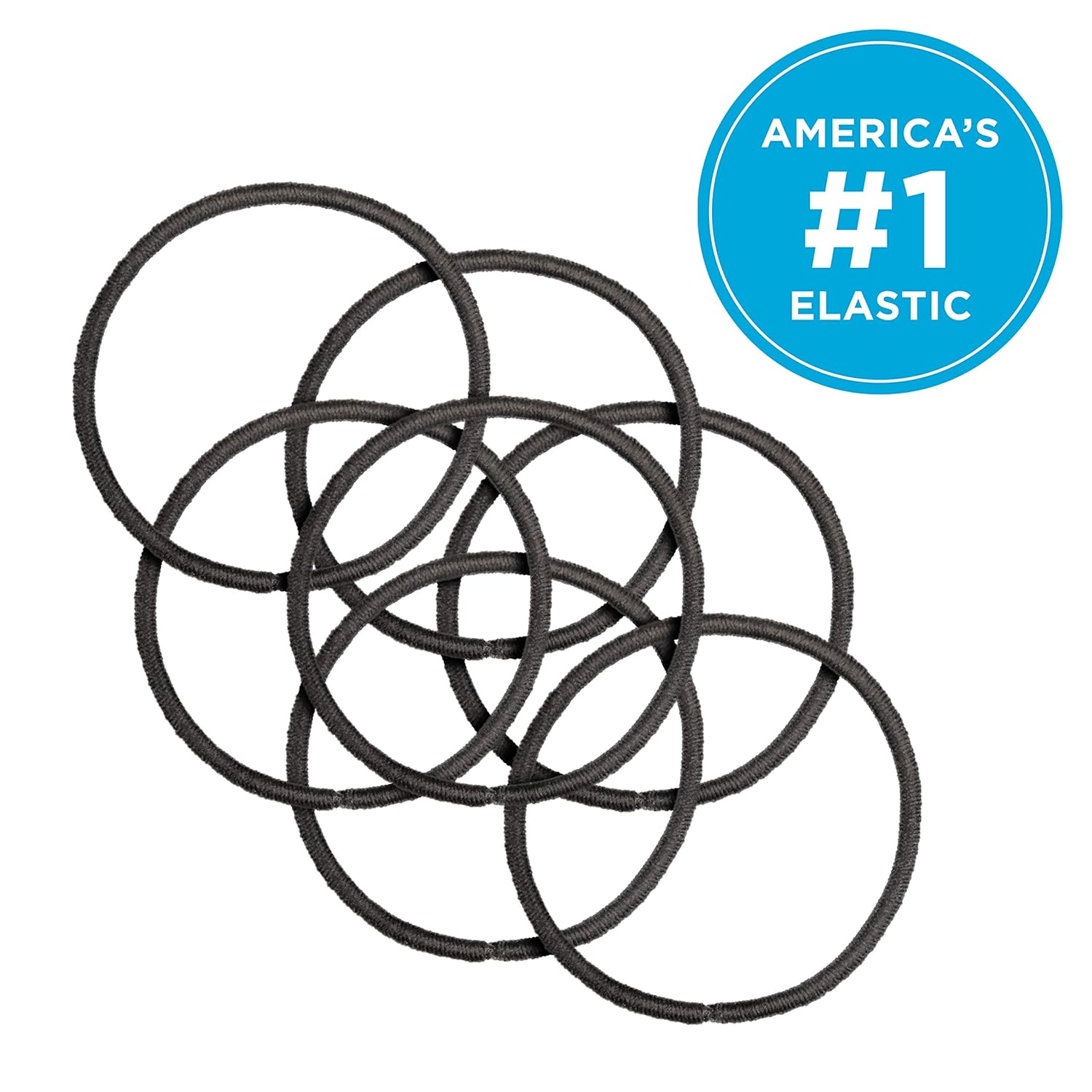 Goody Women's Ouchless 2 mm Elastics, Black, 29 Count : Ponytail Holders : Beauty