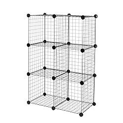 Amazon Basics Cube Wire Grid Stackable Storage
