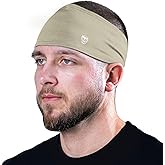 Gymreapers Workout Headbands for Men & Women-Comfortable Sweat Absorbing Band to Keep Hair Back During Running Sports Gym Cycling and Outdoor Activities