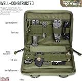 Wynex Tactical Folding Admin Pouch Molle Tool Bag Laser-Cut Design Utility view 2