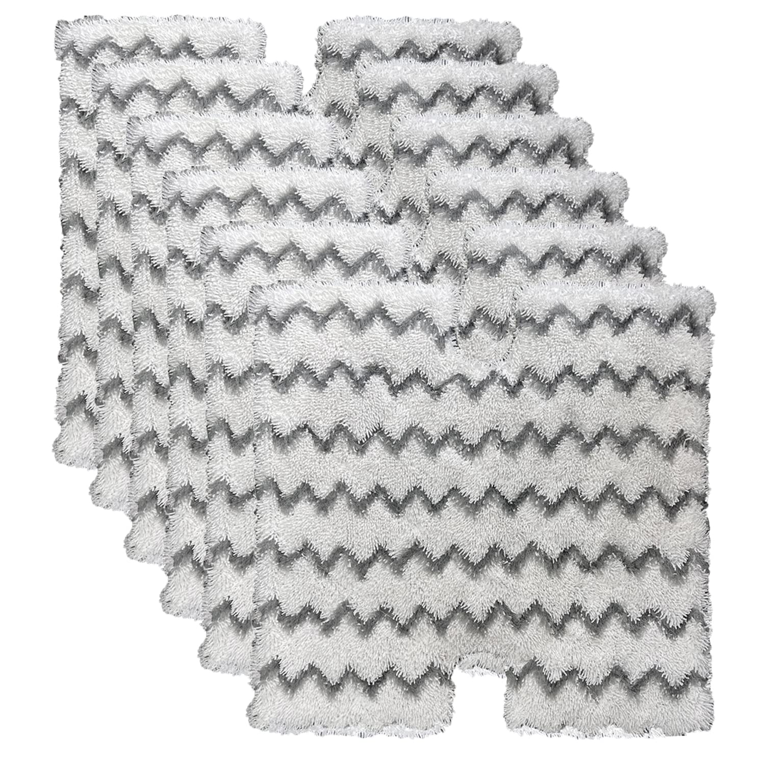 Photo 1 of 6 Pack Steam Mop Pads for Shark Lift-Away Pro Genius S3973, S3973D, S3973WM, S5002Q, S5003A, S5003D, S5004, S6001W, S6002, S6002C, S6003D, S6003W Touch-Free Dirt Grip Washable Replacement Mop Pads