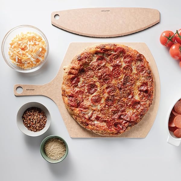 EPICUREAN PIZZA PEEL, 21-INCH BY 14-INCH, NATURAL