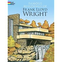 Frank Lloyd Wright Window Designs Stained Glass Coloring Book