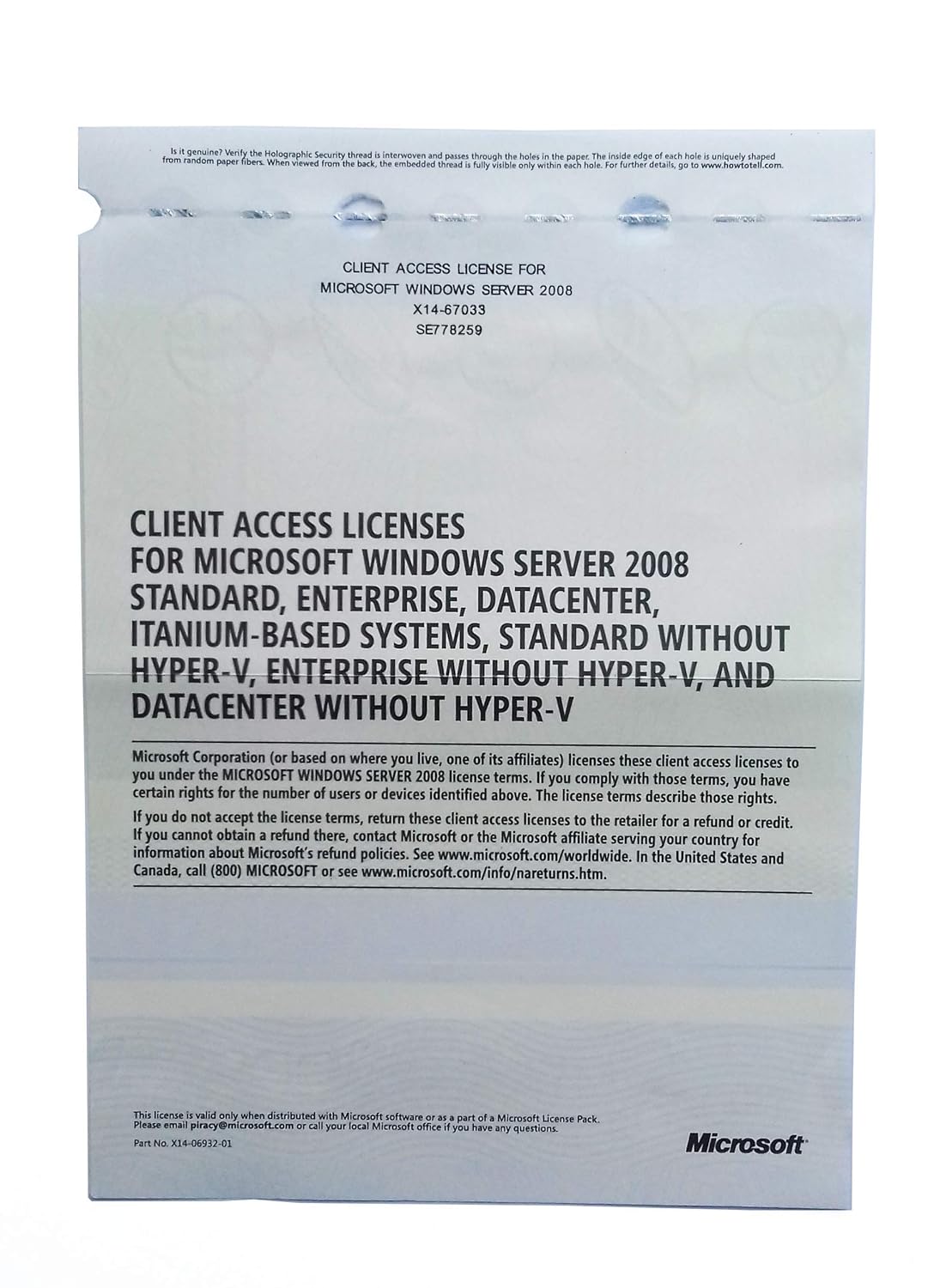 Microsoft Windows Server 2008 Rds Ts Remote Desktop Services 75