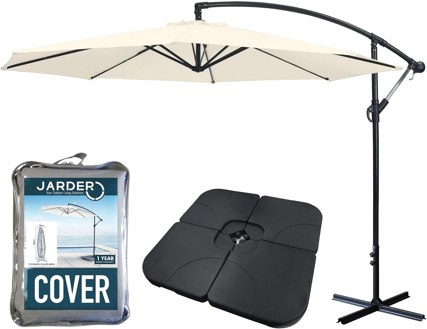 waterproof parasol with base