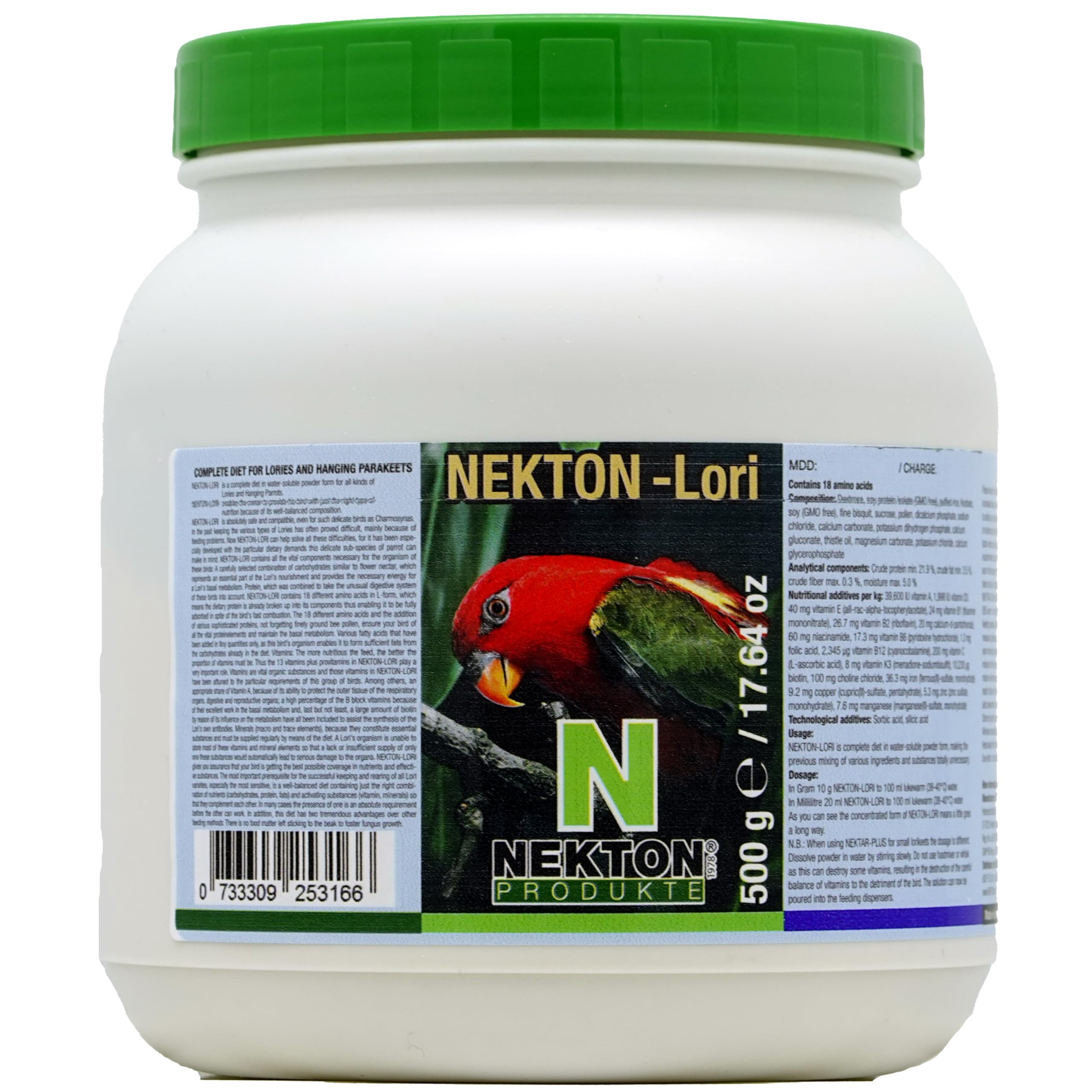 Nekton Lori Complete Lorikeet Diet Bird Food, 400G (14.1Oz)