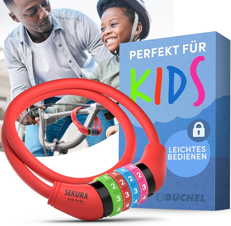 Candado con combinación numérica para niños