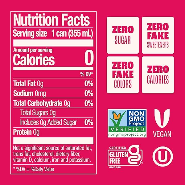 ZEVIA ZERO SUGAR SODA, FRUITY VARIETY PACK, 12 OZ CANS (24-PACK) – NATURALLY SWEETENED, ZERO CALORIE SUGAR FREE SODA – NON-GMO PROJECT VERIFIED, GLUTEN-FREE, VEGAN