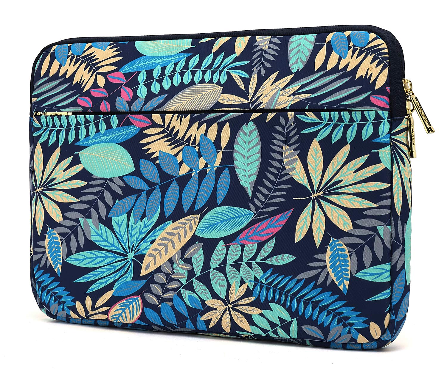 KAYOND Nylon Fabric 15 inch laptop sleeve, for 15.4-15.6 Notebook Computer Inch and Macbook pro 16, Water Repellent laptop bag,Shockproof case (15-15.6 inch, Blue)